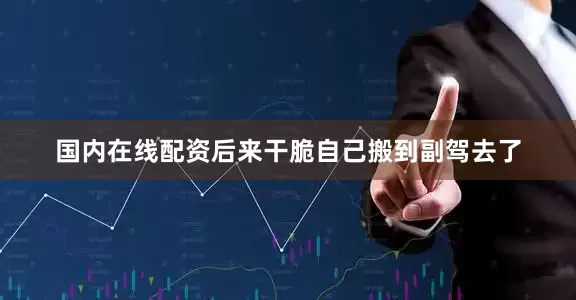 国内在线配资后来干脆自己搬到副驾去了