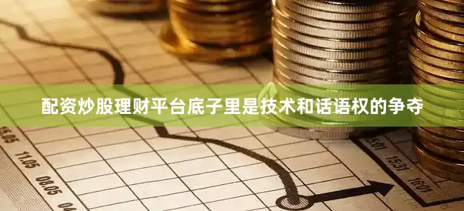配资炒股理财平台底子里是技术和话语权的争夺